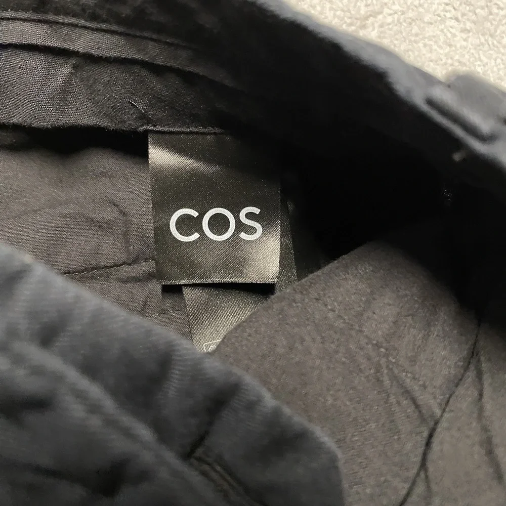 COS Pants Womens 32R‎ Black Linen Blend Trouser Casual